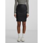 Jupe mini en simili - cuir noir