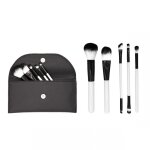 Kit de 5 pinceaux blanc - teint et yeux Kit de 5 pinceaux blanc - teint et yeux