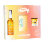 Kit nergisant pour le corps - spray nettoyant main + savon exfoliant doux + dodorant