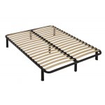 Kit sommier  lattes structure en acier avec pieds inclus