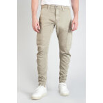 Koge army jogg tapered arqu beige blanc en coton