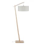 Lampadaire bambou lin andes Lampadaire bambou lin andes