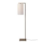 Lampadaire boston sable abat - jour blanc