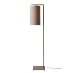 Lampadaire boston sable abat - jour lin fonce Lampadaire boston sable abat - jour lin fonce