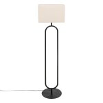Lampadaire droit alec noir Lampadaire droit alec noir