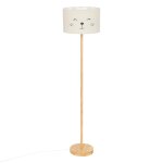 Lampadaire enfant chat en bois de pin felix blanc