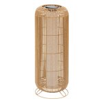 Lampadaire d'extrieur solaire loise beige