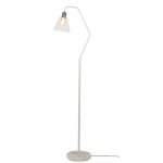 Lampadaire marbre verre blanc paris