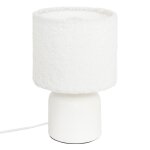 Lampe  poser bona bouclette blanc