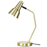 Lampe de bureau flexible dore valencia