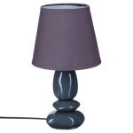 Lampe en cramique galet