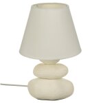 Lampe en cramique  galets h30 cm