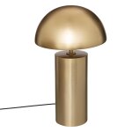 Lampe champi h50cm en mtal dor