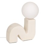 Lampe  poser champignon secteur sibil beige
