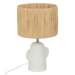 Lampe  poser en dolomite raia blanc