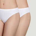 Los de 2 culottes blanches en coton bio dim