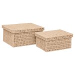 Lot de 2 botes range - documents kord en papier tress