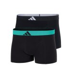 Lot de 2 boxers body homme active flex cotton adidas sport en coton noir