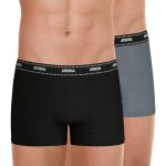 Lot de 2 boxers homme duo essentiel athena gris en coton