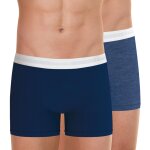 Lot de 2 boxers homme tailor coton bio eminence bleu