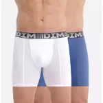 Lot de 2 boxers longs - 3d flex air x2 dim homme en coton