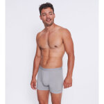 Lot de 2 boxer long homme gris platine en coton