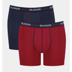 Lot de 2 boxers midi homme noir et rouge Lot de 2 boxers midi homme noir et rouge