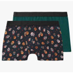Lot de 2 boxers - noir aubade men en coton Lot de 2 boxers - noir aubade men en coton