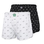 Lot de 2 caleçons comfort core cotton icon adidas original en coton Lot de 2 caleçons comfort core cotton icon adidas original en coton