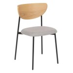 Lot de 2 chaises de bureau jaisa gris Lot de 2 chaises de bureau jaisa gris