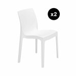 Lot de 2 chaises design blach istanbul