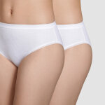 Lot de 2 culottes blanches dim en coton