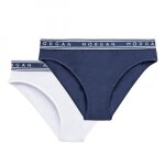 Lot de 2 culottes classiques en coton blanche morgan lingerie