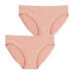 Lot de 2 culottes fille my petit prix athena rose en coton Lot de 2 culottes fille my petit prix athena rose en coton
