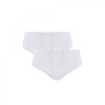 Lot de 2 culottes midi blanches white pomm'poire - blanc