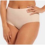 Lot de 2 culottes taille haute gainantes invisibles - beige magic bodyfashion