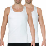 Lot de 2 dbardeurs homme coton bio blanc