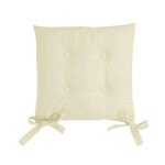 Lot de 2 galettes carrées - blanc Lot de 2 galettes carrées - blanc