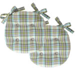 Lot de 2 galettes rondes ø 40 x épais 5 becquet - gris perle Lot de 2 galettes rondes ø 40 x épais 5 becquet - gris perle