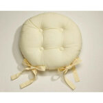 Lot de 2 galettes rondes - blanc