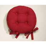 Lot de 2 galettes rondes - rouge