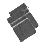 Lot de 2 gants extra soft - gris fonc