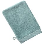 Lot de 2 gants de toilette caroline 15x21 bleu cladon