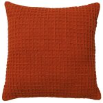 Lot de 2 housses de coussins jc feroe orange poterie