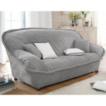 Lot de 2 housses coussin en microfibre - gris