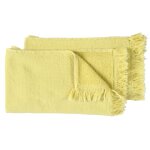 Lot de 2 serviettes invits luna butter 30 x 50