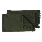 Lot de 2 serviettes invit�s luna kale 30 x 50