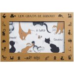 Lot de 2 sets de table dubout attitudes noir / roux 30 x 45
