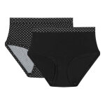 Lot de 2 shorties - noirs dim en nylon