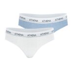 Lot de 2 slips fille coton ultra doux athena multicolore